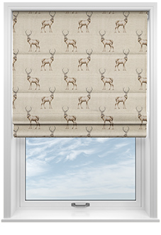Glencoe, Natural - Roman Blind